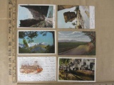 Lot of 6 vintage Colorado postcards, including Spanish Peaks and Greenhorn Peaks.