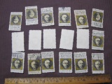 Lot of 1970 6 cent Edgar Lee Masters American Poet US postage stamps, #1405