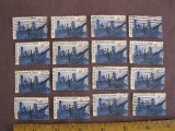 More than a dozen 8 cent 1973 Boston Tea Party US postage stamps, #1480