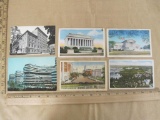 Six vintage Washington DC postcards that include Pennsylvania Ave., the Washington Monument, the US