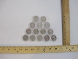 14 United States Statehood Quarters in protective cases