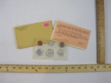 1961 Proof Coin Set, Philadelphia Mint, Treasury Department United States Mint