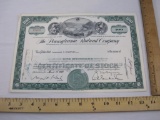 Vintage The Pennsylvania Railroad Company Stock Certificate, 100 Shares, March 1960