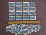 More than 40 mostly canceled 1976 13 cent Commercial Aviation US postage stamps, #1684