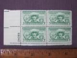 Block of 4 1949 Puerto Rico Election 3-cent Postage Stamps, Scott #983