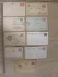 Lot of 8 foreign postcards from France, Canada and Germany, plus prepaid postage postcards and more.