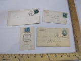 Lot of 1800s Postmarked Envelopes and Photograph