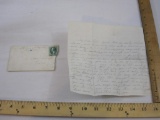 Vintage Correspondence with Stamped Envelope