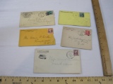 Lot of Postmarked Envelopes from 1800s and 1934 Letter and Postmarked Albert N La Casse Sporting