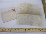 Vintage Correspondence from 1903 in Postmarked Envelope