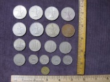 Lot of coins from the United Arab Emirates