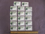 Lot of 1971 8 cent Wildlife Conservation US postage stamps, #1427