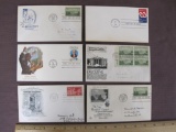 Lot of 6 First Day of Issue covers, including three depicting the White House that commemorate the