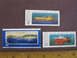 Lot of 3 Soviet Union postage stamps: one canceled 1966 