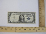 US One Dollar Blue Seal Silver Certificate Series 1935 C, U59955130D