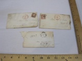 Three 1860s Postmarked Envelopes