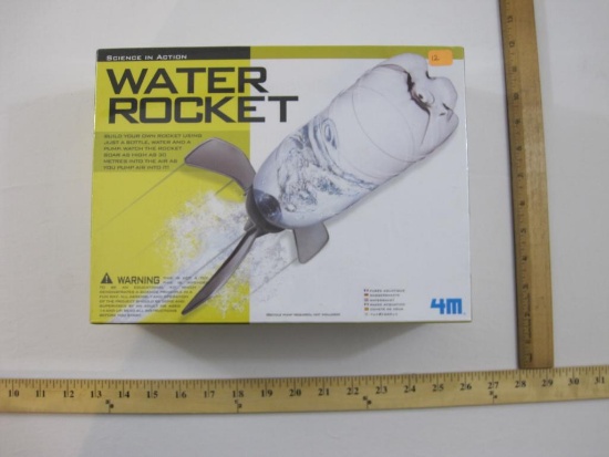 Science in Action Water Rocket Kit, sealed, 2011 4M Industrial Development Limted, 12 oz