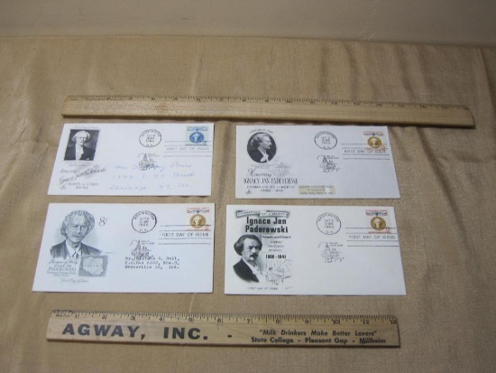 Four Wasington D.C Champion of Liberty First Day Covers 1960