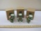 Three RUSS Ceramic Leprechaun Candle Holders, new in box, 1 lb 7 oz