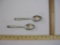 Two Vintage Achenbach's Advertising Spoons, Solid Electric Silver, 58 g total weight