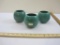 Set of 3 Haeger Pottery Ceramic Round Bowls/Vases, 2 lbs