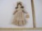 Nostalgic Jane Doll with Porcelain head, hands & feet, 1983 Enesco, with tag, 6 oz