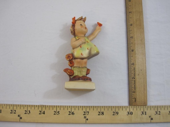 Vintage Spring Cheer Ceramic Hummel Figure #72, Goebel Germany, 4 oz