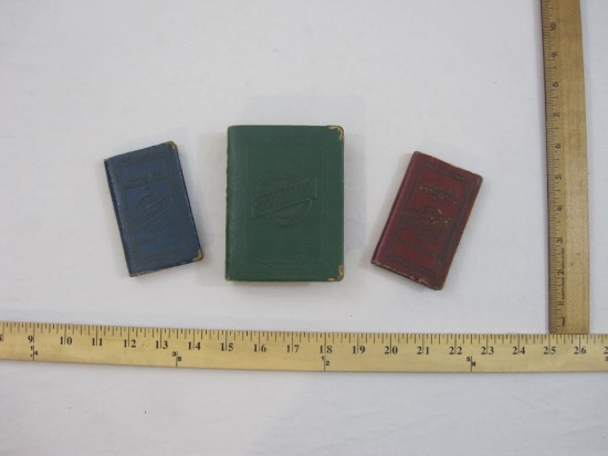 Three Vintage Susquehanna Trust Company (Williamsport PA) Book Coin Banks, 1 lb