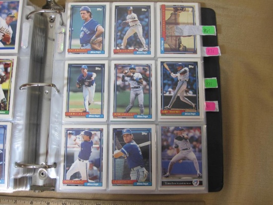 Assorted Topps and Scores Blue Jays, Braves and Cubs baseball cards