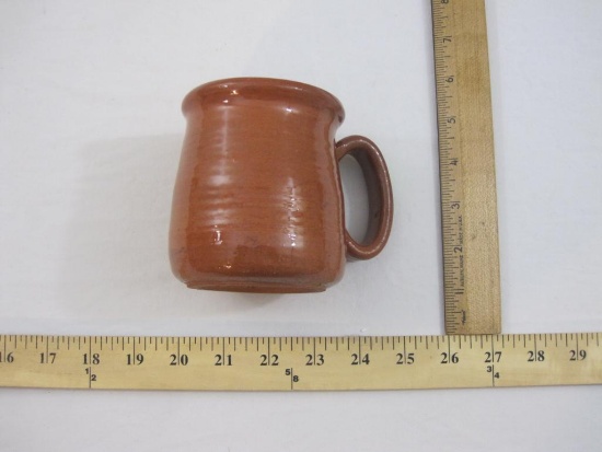 Vintage Clay Stoneware Mug, marked Mill Hall Clay, 12 oz