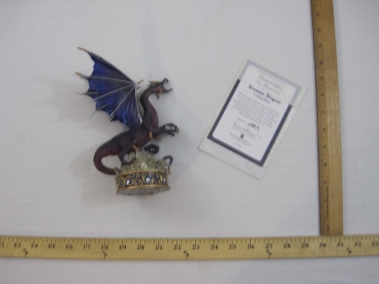 Shadowlight, The Immortal from the Treasure Dragons Collection Deagon Sculpture, The Hamilton