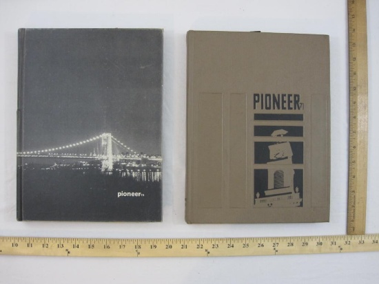 Two Vintage Fort Lee High School (Fort Lee NJ) Yearbooks 1971 & 1973, 6 lbs 9 oz
