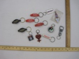 Lot of Assorted Advertising Key Chains and Bottle Openers for Beer including Busch, Yuengling,