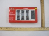 4 Street Lamps, Battery Operated, Dickens Collectables, 4 oz