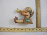 Early Joyous News Ceramic Hummel Figure #27/3, Goebel Western Germany, 8 oz