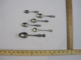 Lot of Souvenir Spoons from Michigan, Philadelphia, and more including 1973 Tulip Spoon (Made in