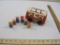 1969 Fisher Price Little People Mini Bus with 6 Assorted People, 10 oz