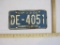 1965 Maryland Metal License Plate, 5 oz