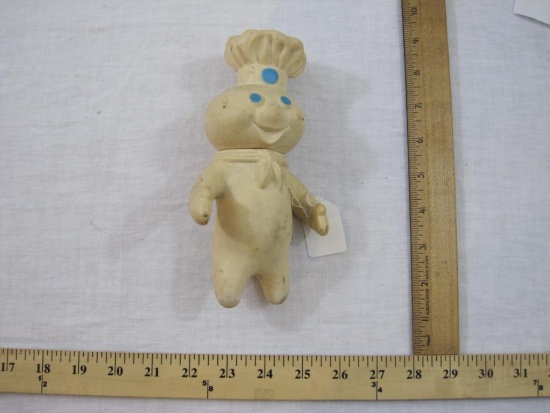 1971 Pillsbury Doughboy Poppin' Fresh 7" Vinyl Doll, AS IS, 4 oz