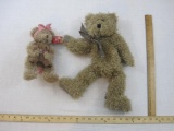 Two Bean Bears including Boyd's Bear with Poseable Legs and RUSS Marmie Bear, 2 lbs