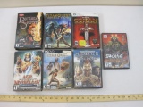 Lot of PC Computer Games including Age of Conan, Medieval II Total War Kingdoms, Titan Quest and