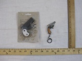 Two Pistol Key Chains, AS IS, 3 oz