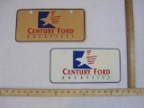 Two Century Ford Rockville Vanity Plates, 3 oz