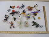 Lot of Assorted Toys and Action Figures including Disney, Men in Black II, McDonalds and more, 1 lb