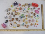 Lot of Assorted Littlest Pet Shop Figures and Accessories, 2000s, 2 lbs 4 oz