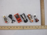 Six Hot Wheels Cars from 1980s-2000s, 9 oz