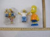 Lot of Assorted Simpsons Toys including Bart Coin Bank, Homer Figure and more, 1 lb 6 oz