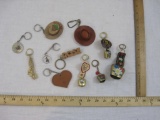 Lot of Assorted Key Chains including many personalized for Rose/Rosi, 8 oz