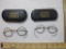 Two Pairs of Vintage Eye Glasses with Hard Cases, O'Neill & Kennedy Staten Island NY, 7 oz