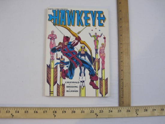 Marvel Comics Presents Hawkeye Comic Book, 1988, ISBN 0-87135-364-4, 9 oz